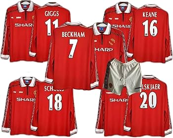 マンチェスターユナイテッド1998-1999 デイヴィッドベッカム　ユニフォーム マンチェスターユナイテッド1998-1999 デイヴィッドベッカム